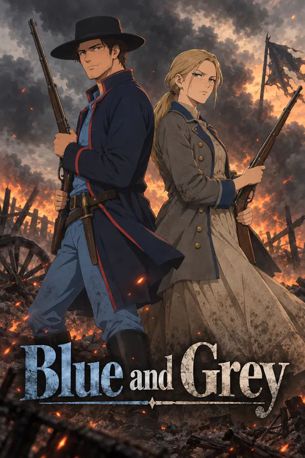 Blue and Grey