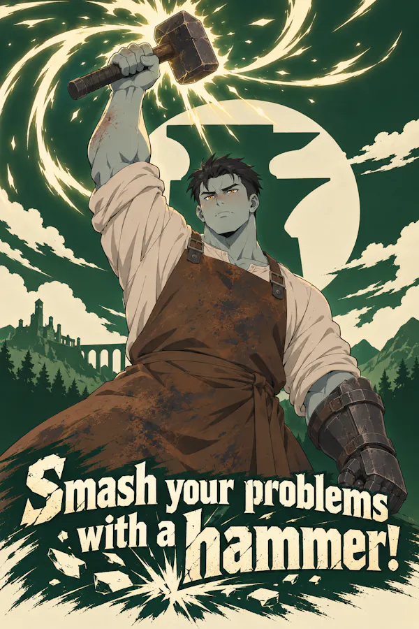 Smash your problems with a hammer!
