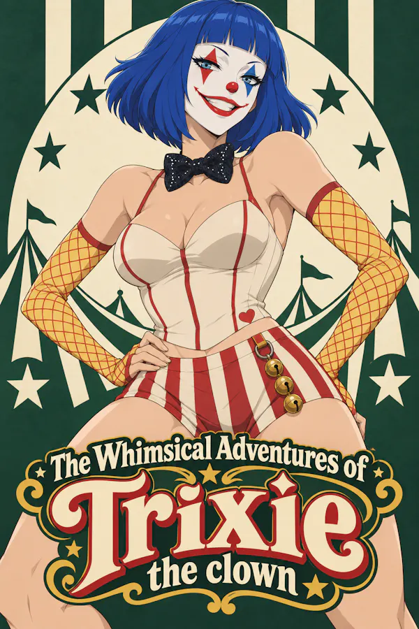 The Whimsical Adventures of Trixie the clown girl