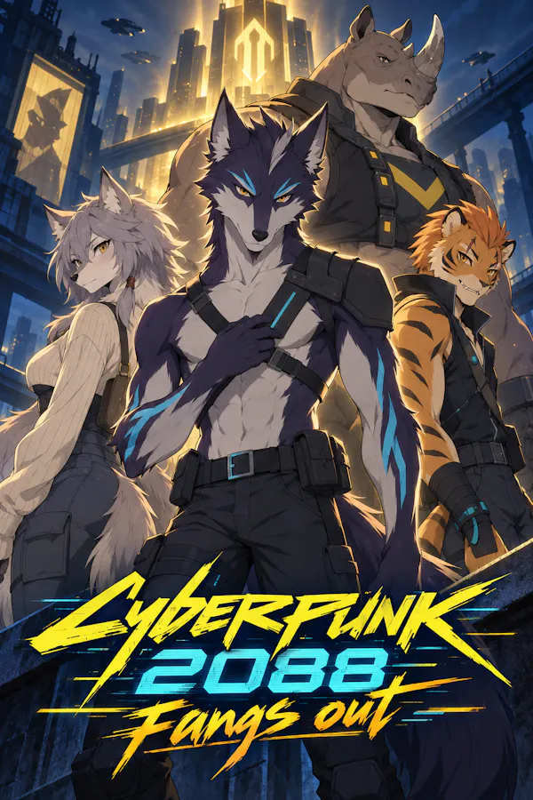 Cyberpunk 2088 Fangs out
