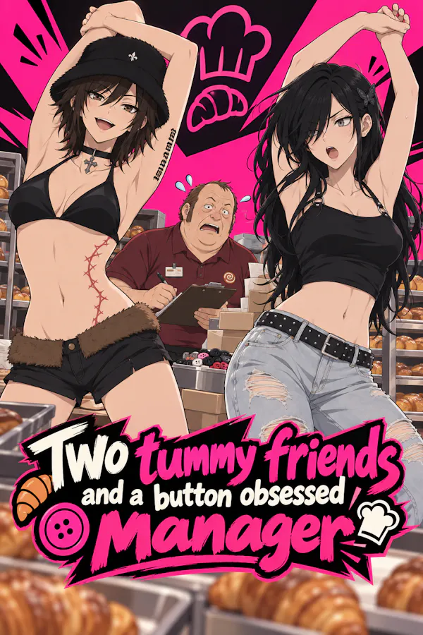 Two tummy friends and a button obsessed Manager