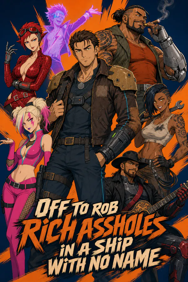 Off to rob rich assholes in a ship with no name